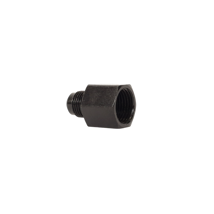 Flare Adapter, Black, 3/8" Male Flare x 1/2" FIP